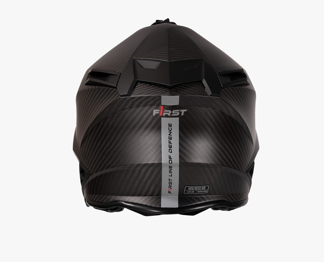 קסדה F1RST CARBON קרבון שחור מט