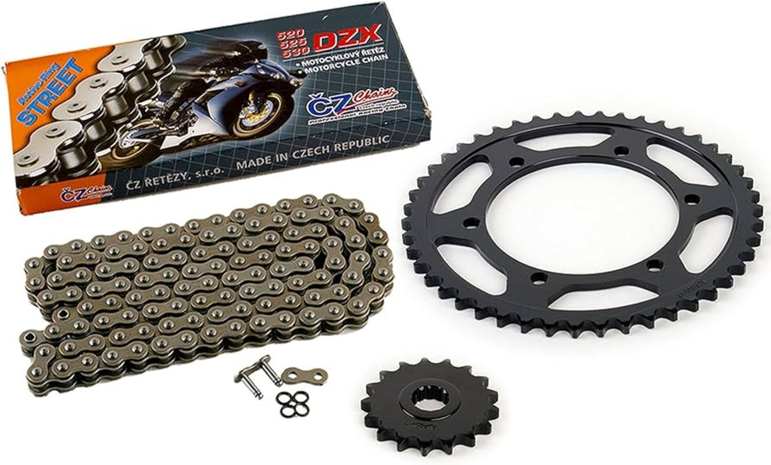 סט גלגלי שיניים ושרשרת DZX לאפריליה 1100 TUONO
