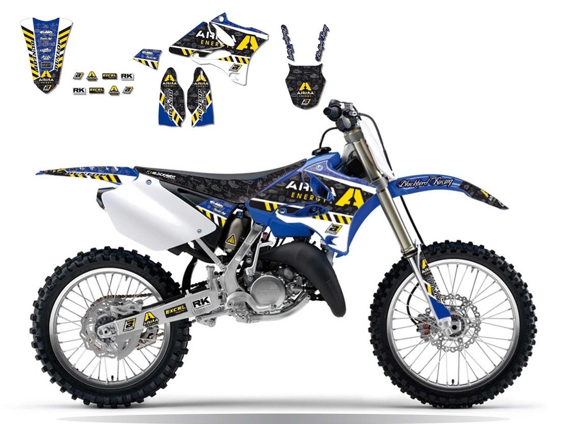 קיט מדבקות YZ125/250 02-14
