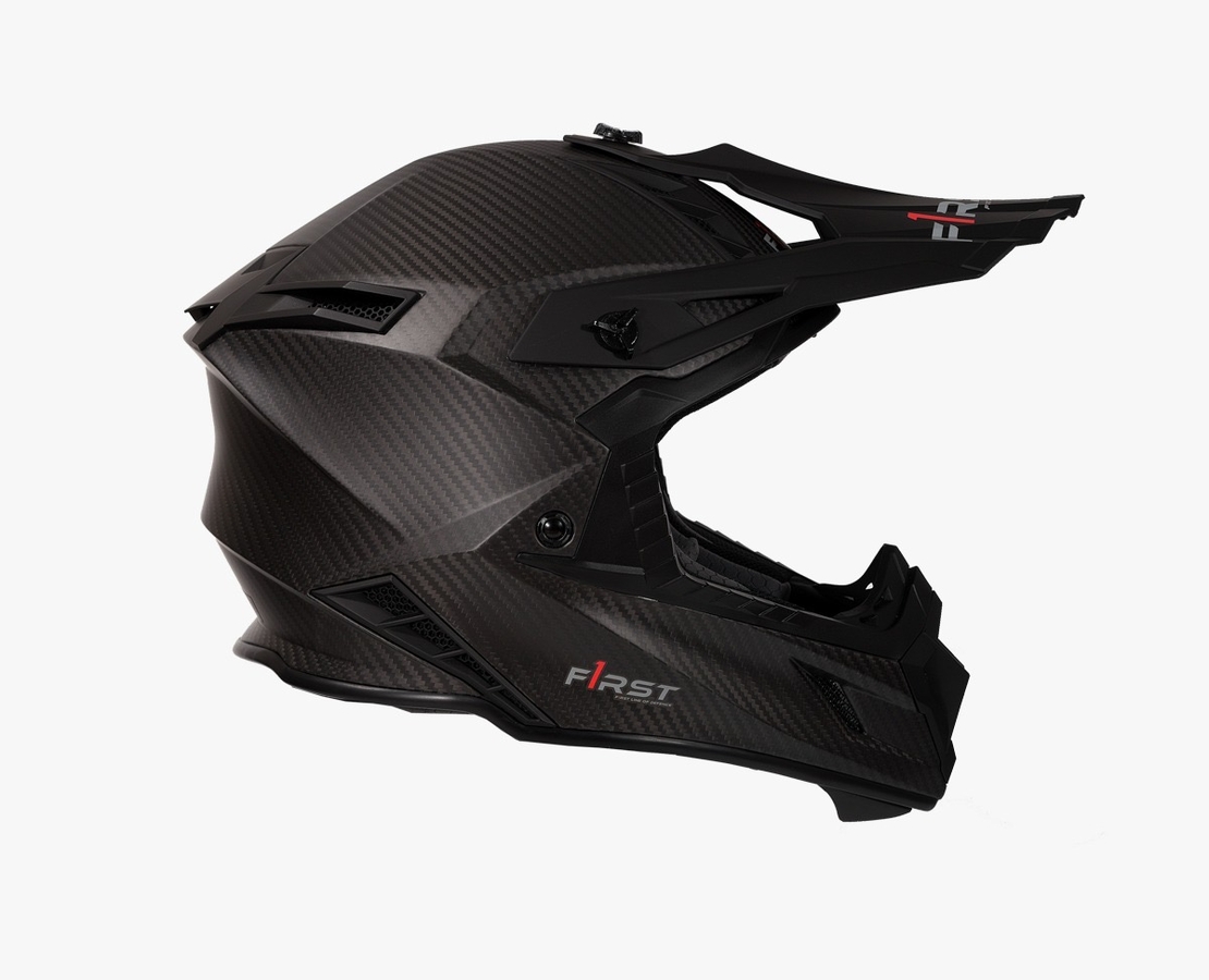 קסדה F1RST CARBON קרבון שחור מט