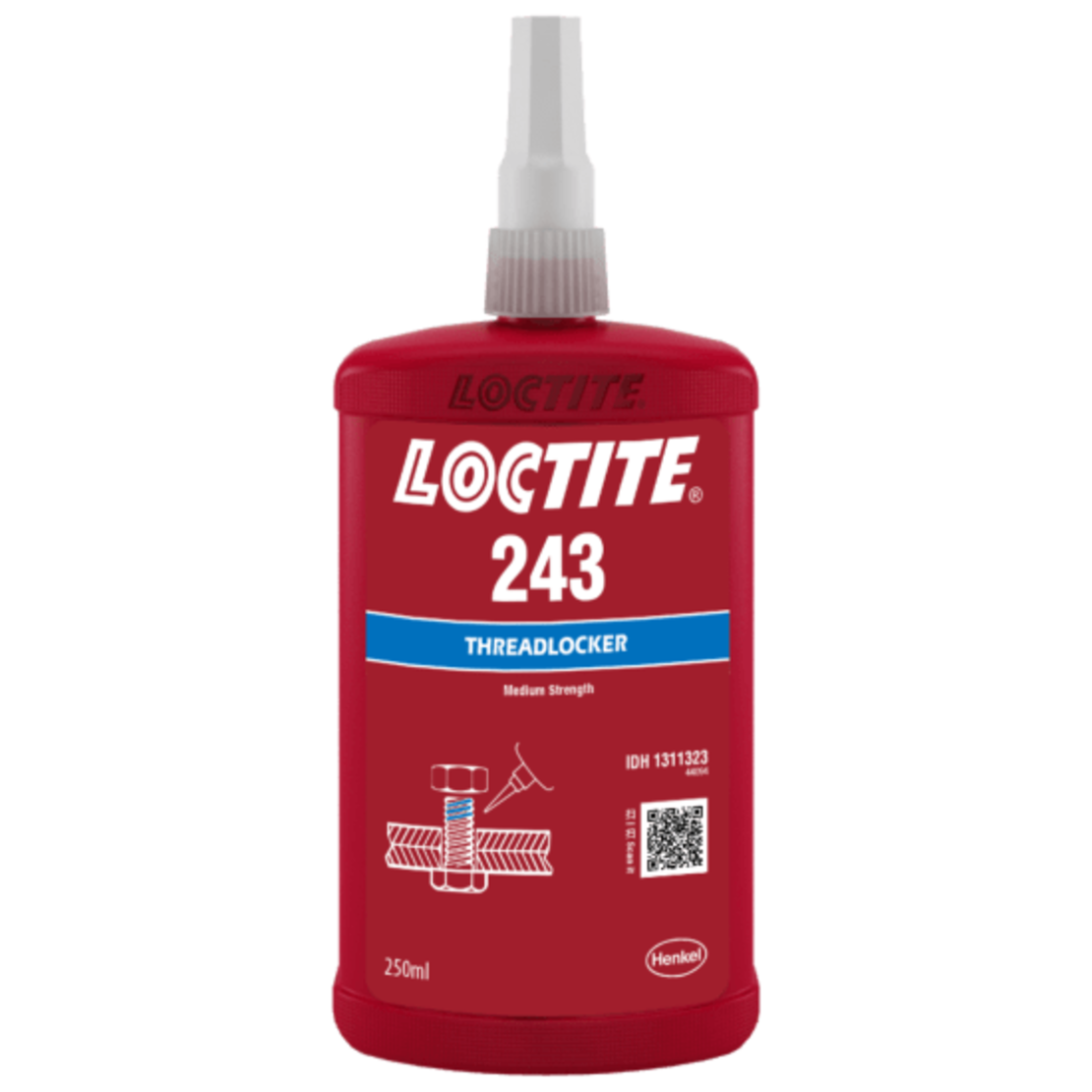 נועל תבריגים 243 גדול 50 מל - LOCTITE