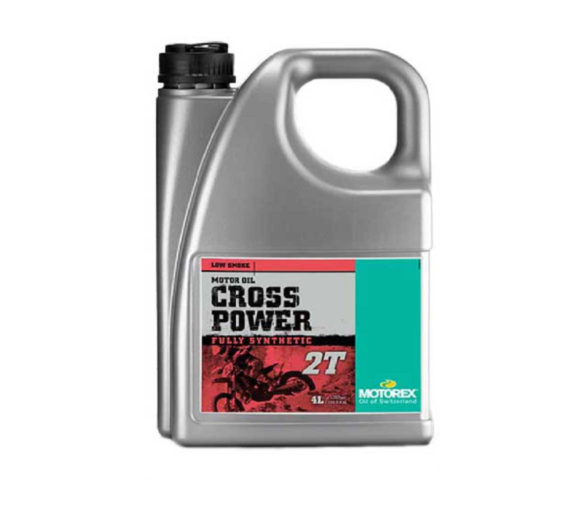 שמן 2 פעימות סינטטי מלא POWER CROSS ארבעה ליטרים MOTOREX