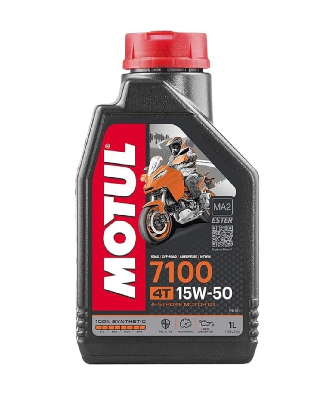 שמן מנוע 15w50 סינטטי מלא 7100 מוטול MOTUL ליטר אחד