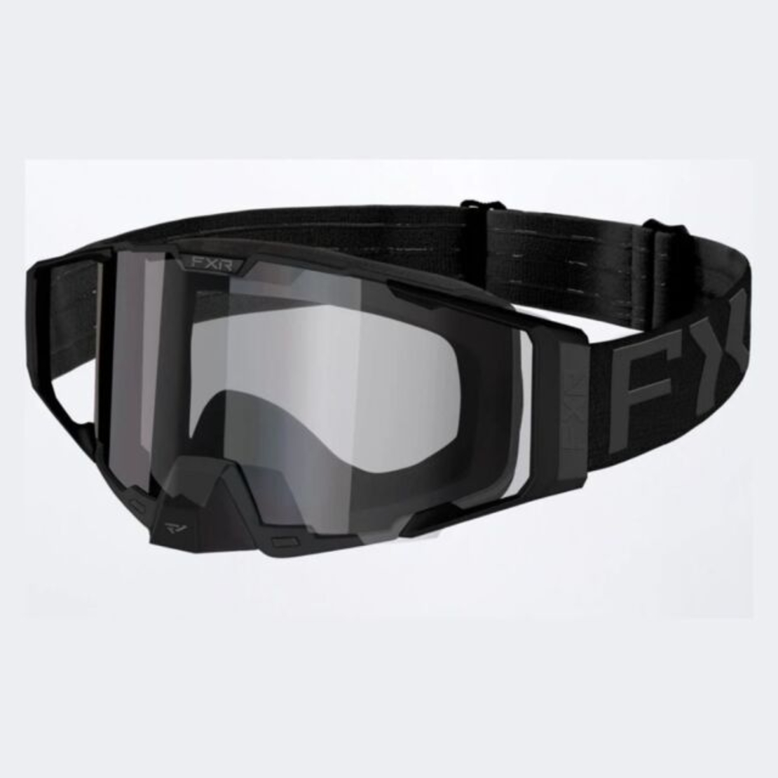 משקפי אבק שחור עדשה שקופה FXR PILOT