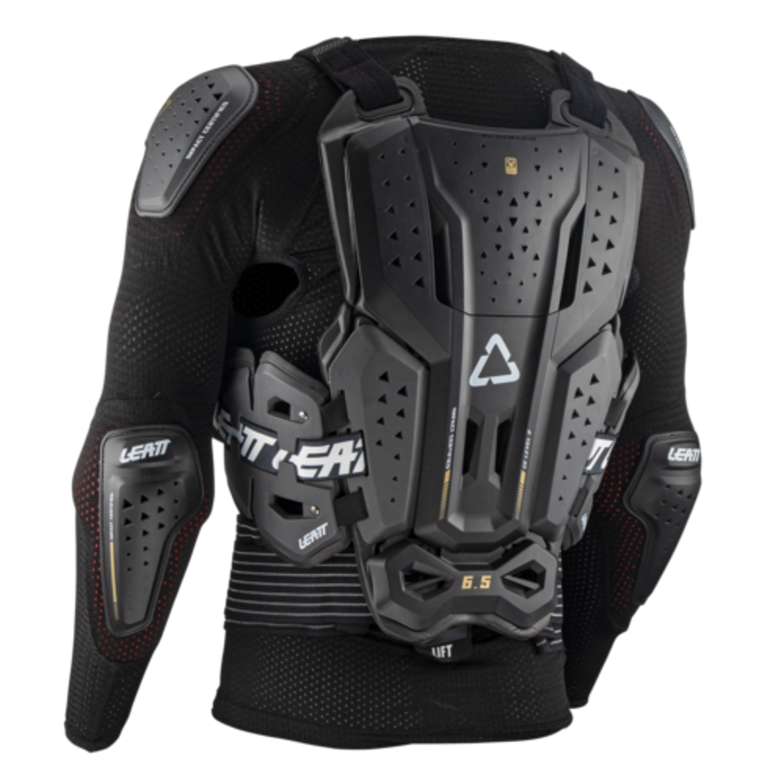 מגן חזה (חליפת לחץ) צבע שחור LEATT 6.5 PRO HD