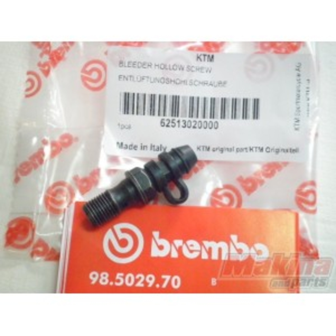 בורג בנג׳ו מקורי BREMBO למצמד הידראולי gasgas/husqvarna/ktm M10/1.0
