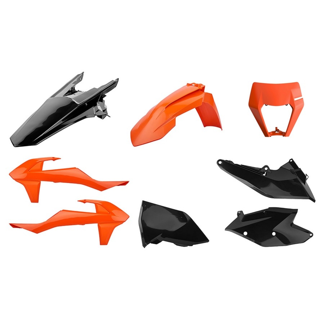 סט פלסטיקה KTM EXC\EXCF 17-19 פוליספורט