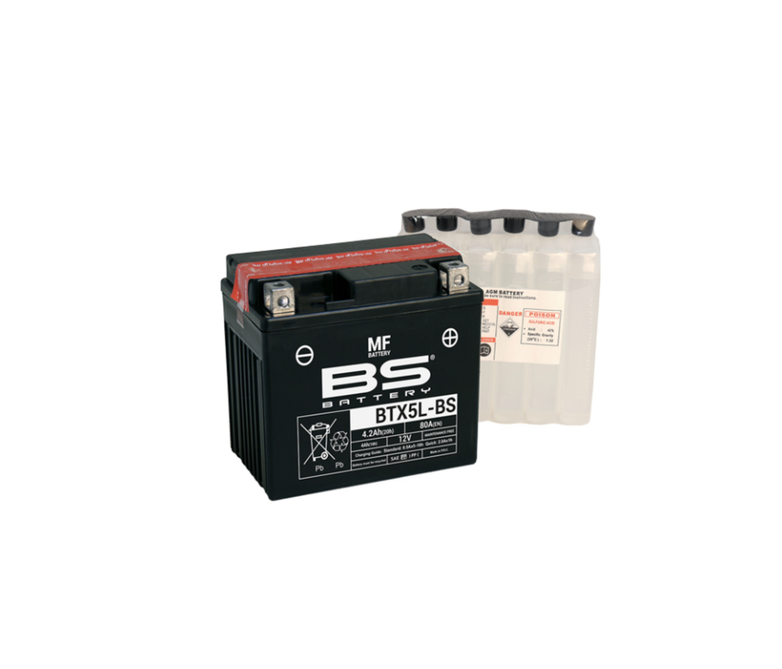 מצבר לאופנוע BS Battery BTX5L-BS