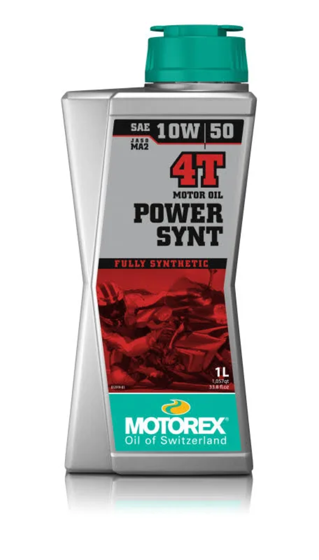 שמן סינטטי מלא 10W50 למנועי 4 פעימות ליטר אחד MOTOREX