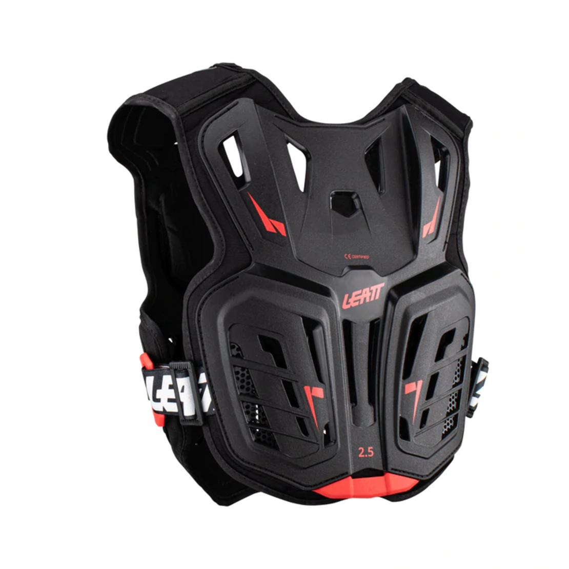 מגן חזה לילדים (צבי צב) צבע שחור ואדום LEATT 2.5 Junior 