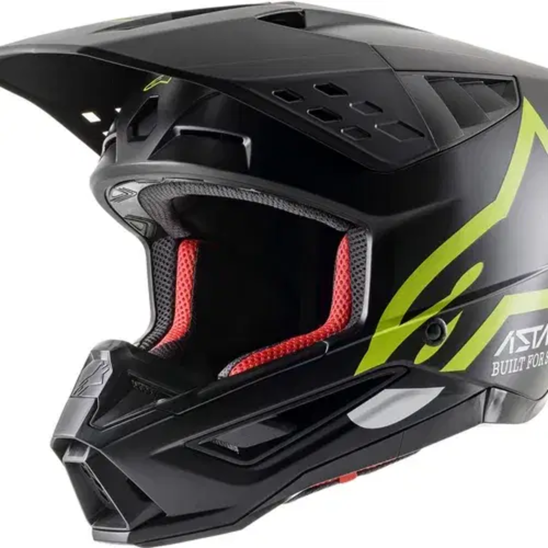 קסדה alpinestars sm-5 שחור/צהוב