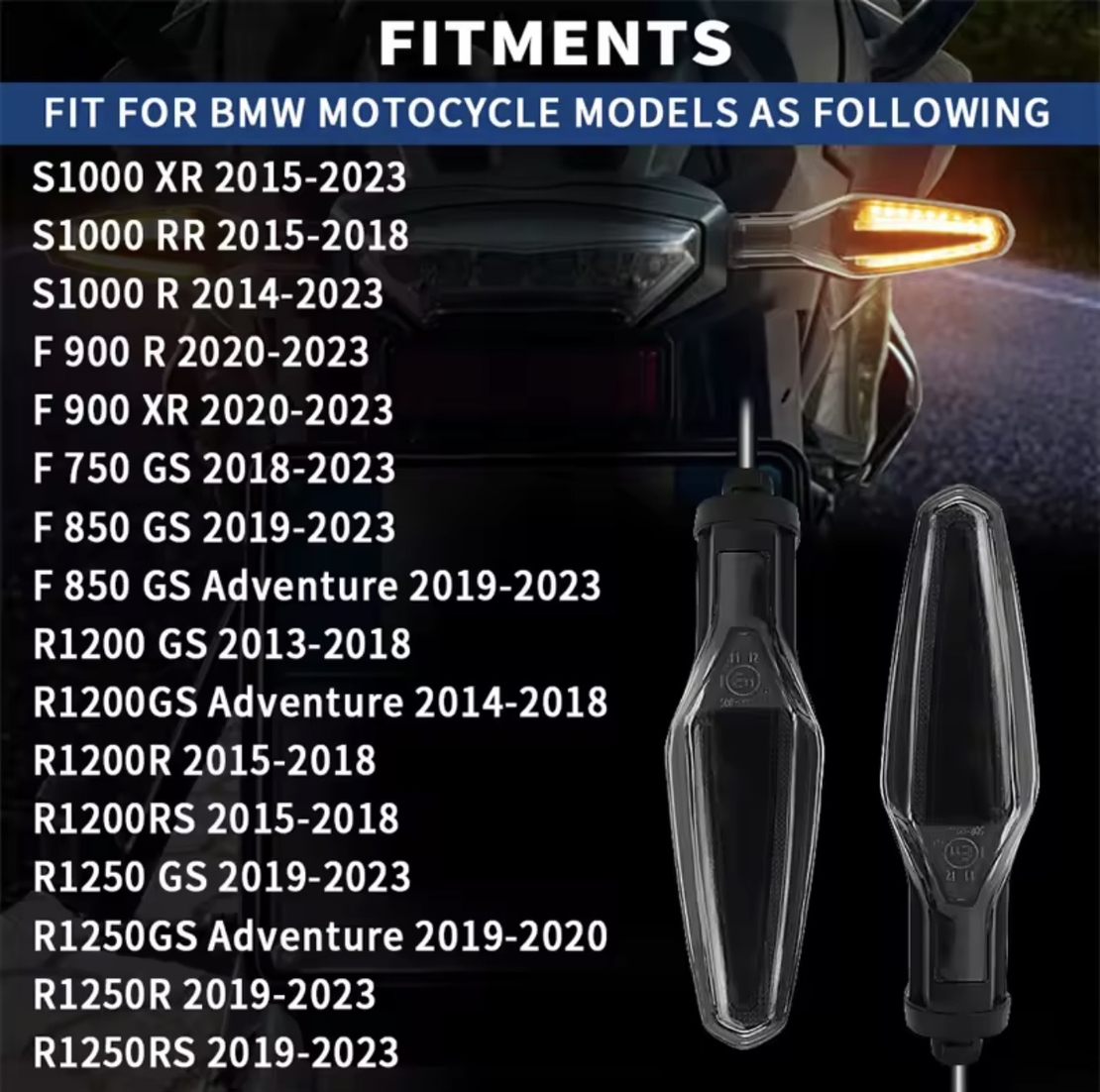 זוג מאותתים לאופנועי BMW