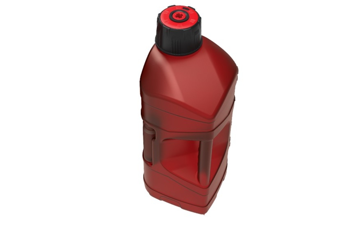 מיכל תדלוק פוליספורט 10 ליטר עם בקבוק מדידה