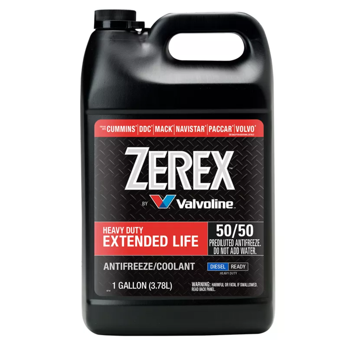 נוזל קירור 3.8 ליטרים VELVOLINE ZEREX 50/50 לטמפ גבוהות