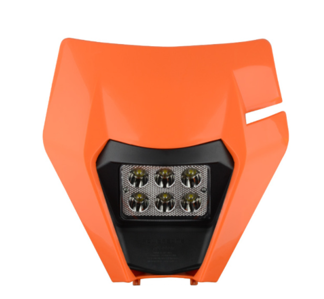 סט מסכה עם פנס לד KTM