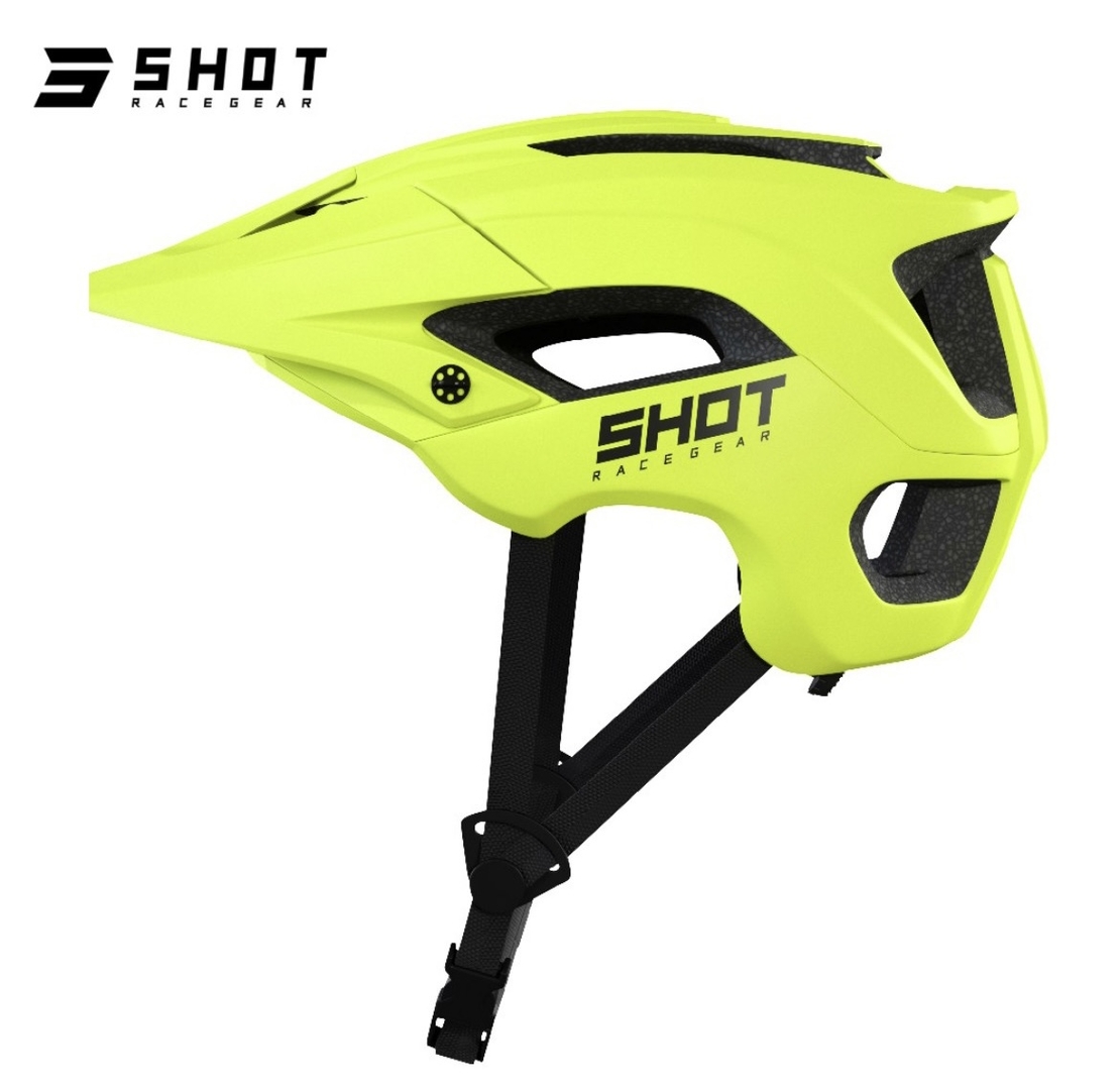 קסדת אופניים חצי SHOT צהוב