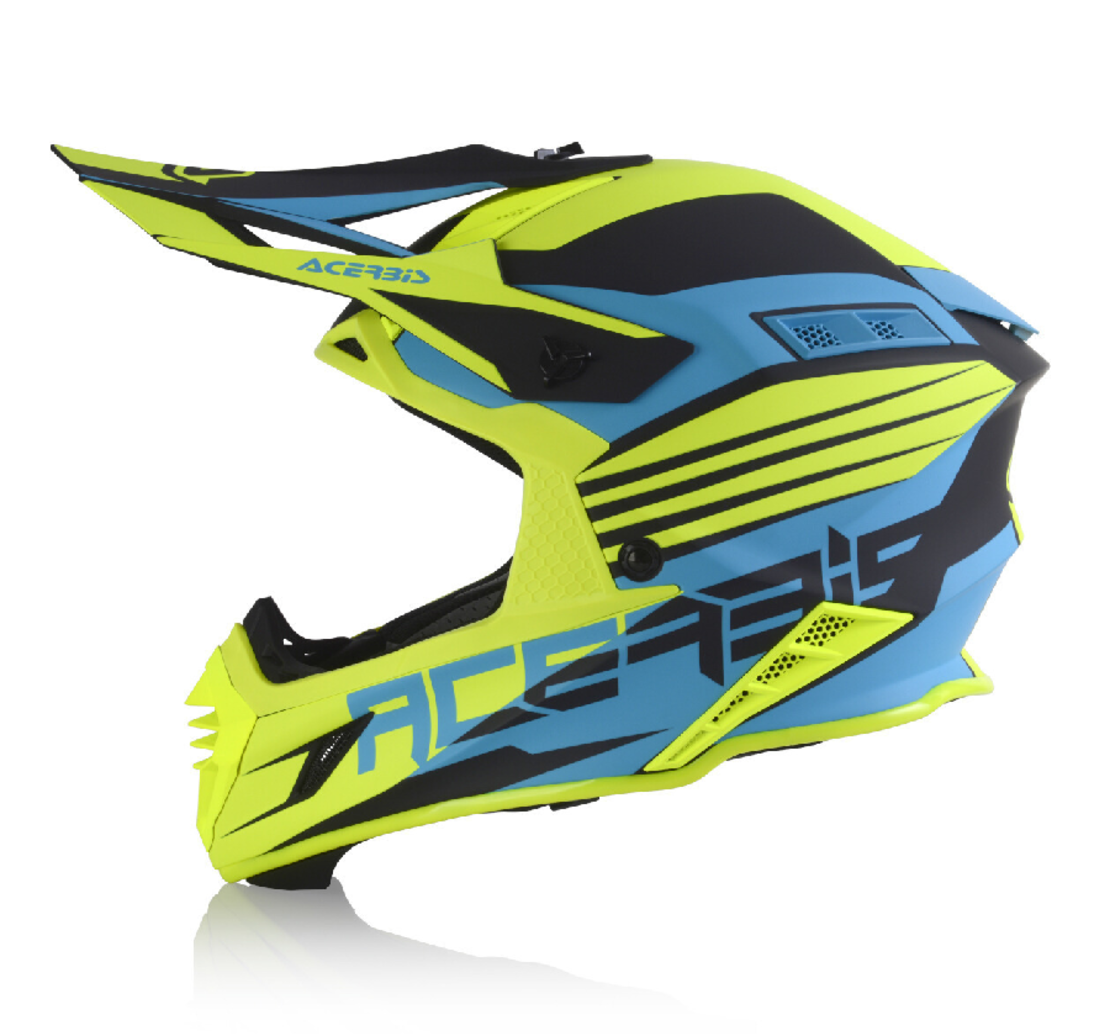 קסדה Acerbis X Track כחול\ניאון