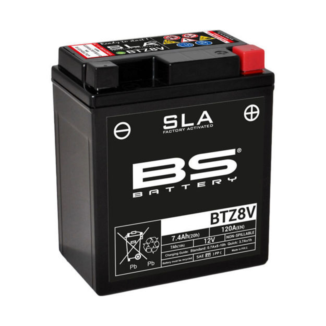 מצבר לאופנוע BS Battery BTZ8V
