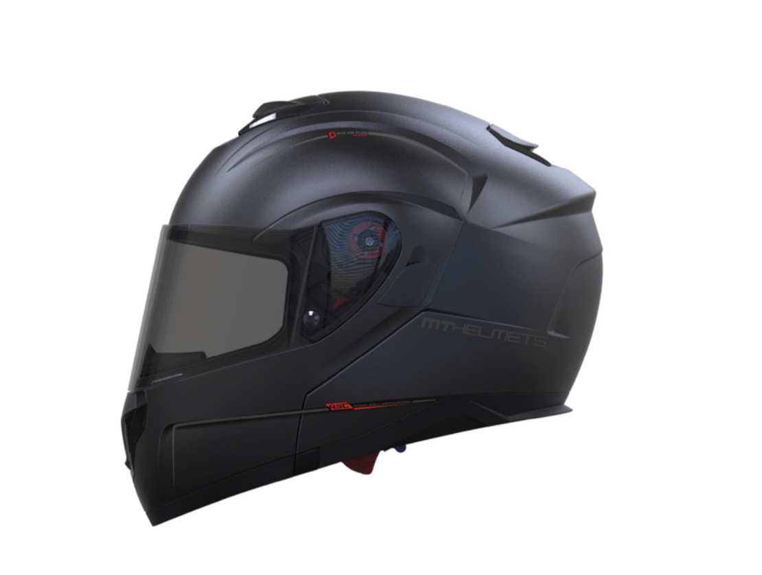 קסדה נפתחת  atom MT helmet עם משקף שמש פנימי