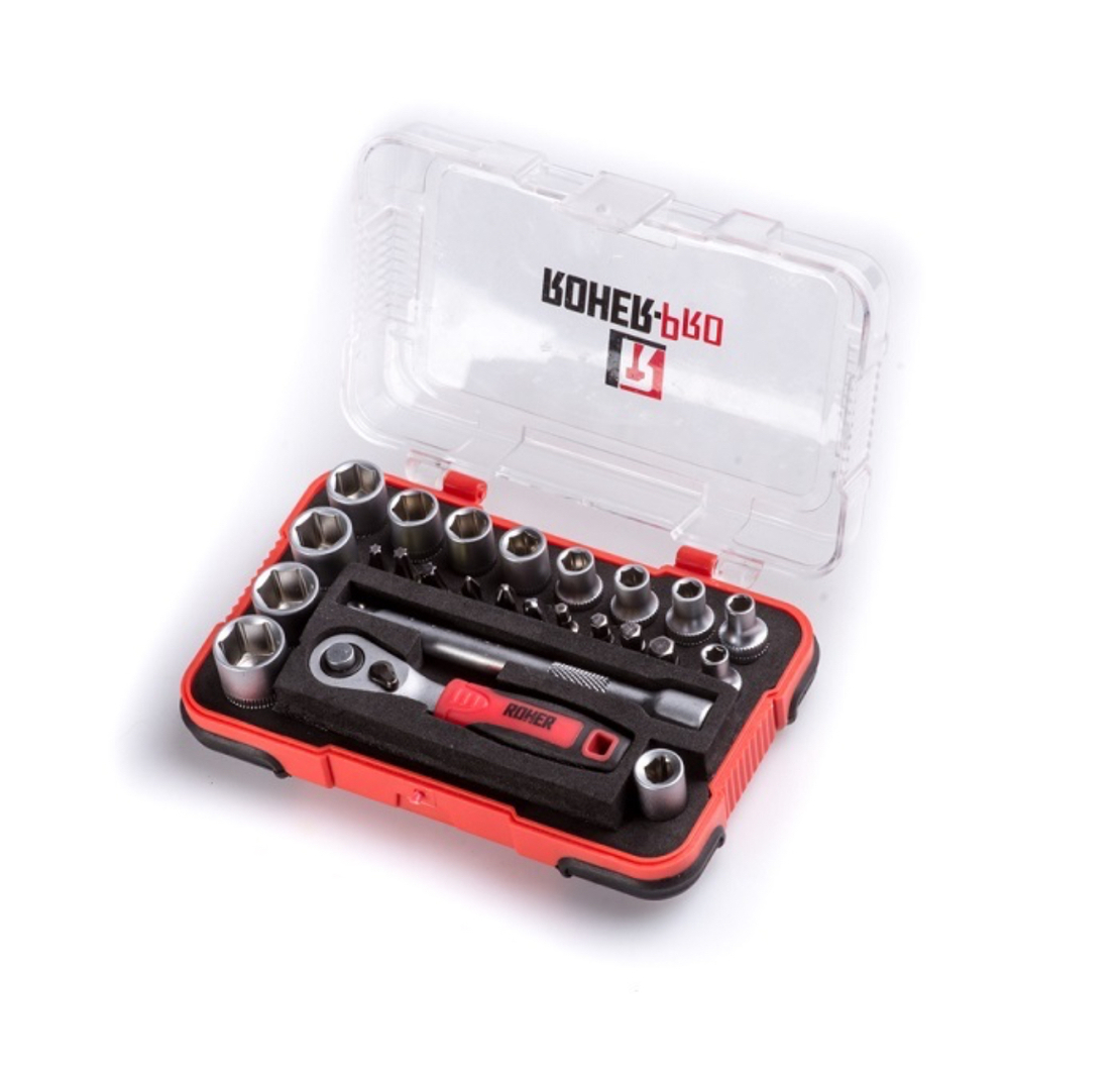 ערכת כלים קומפקטית ROHER-TOOLS