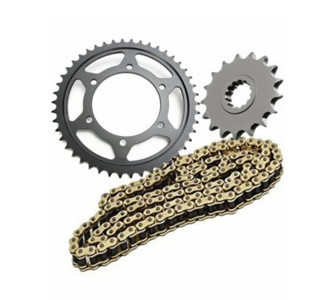 סט גלגלי שיניים ושרשרת X-RING מחוזקת לR3