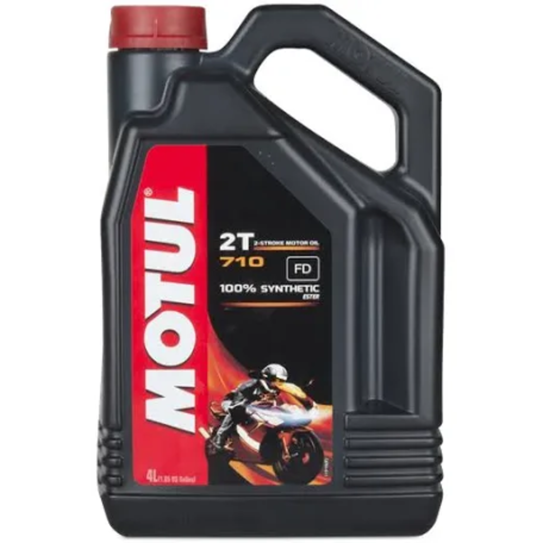 שמן 2 פעימות סינטטי מלא מוטול 710 MOTUL ארבעה ליטרים