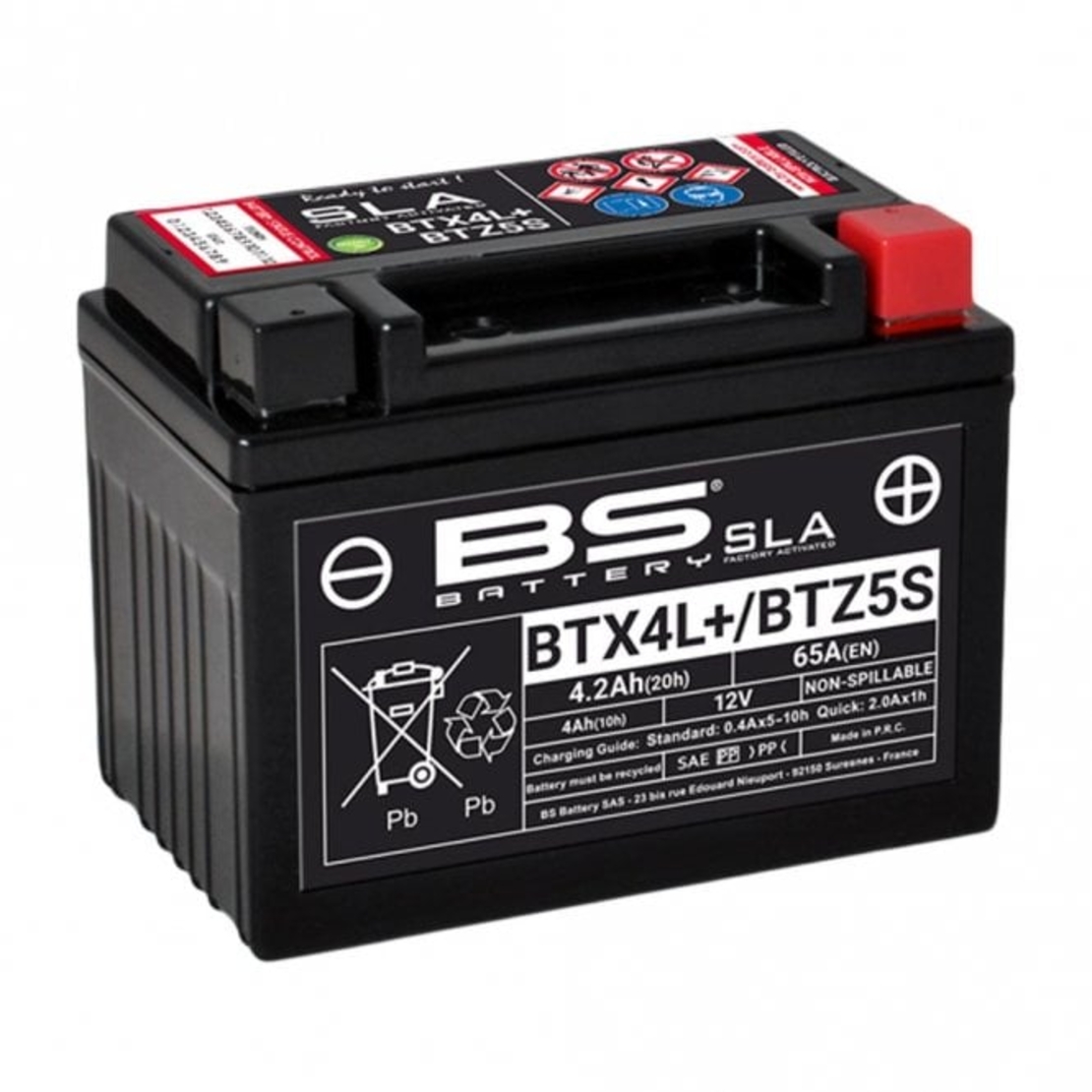 מצבר לאופנוע BS Battery BTZ5S \ BTX4L