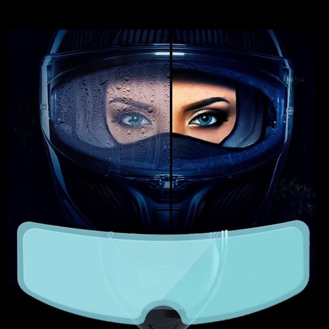 מדבקה נגד אדים אונברסלית לקסדה