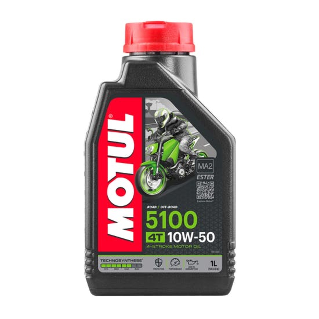 שמן מנוע 10w50 סינטטי 5100 מוטול MOTUL ליטר אחד