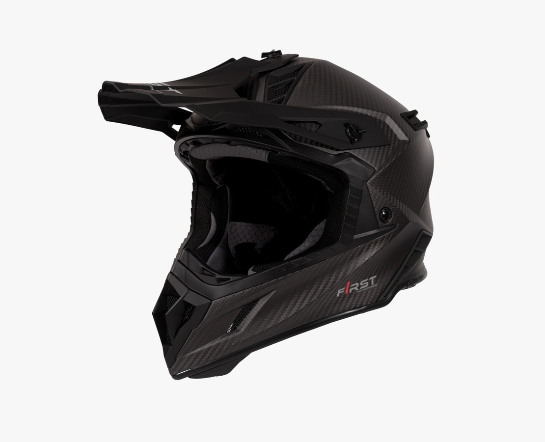 קסדה F1RST CARBON קרבון שחור מט