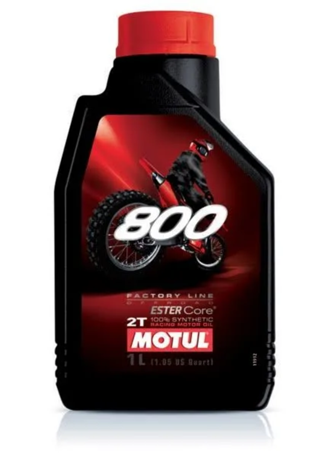 שמן 2 פעימות סינטטי מלא מוטול v800 MOTUL ליטר אחד
