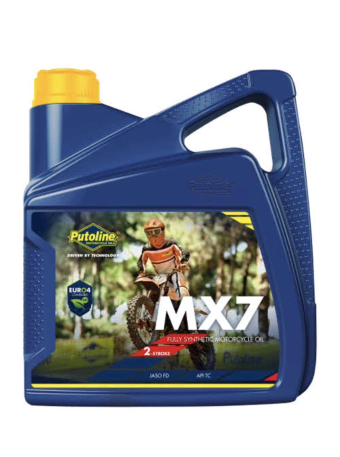 שמן 2 פעימות סינטטי מלא MX7 2T ארבעה ליטרים PUTOLINE