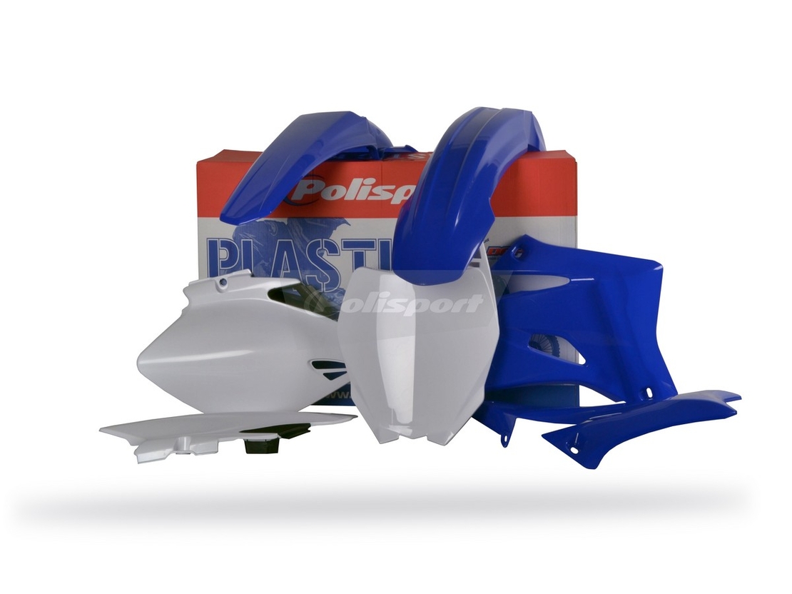 סט פלסטיקה YAMAHA YZF450/250 06-09 כחול/לבן	פוליספורט