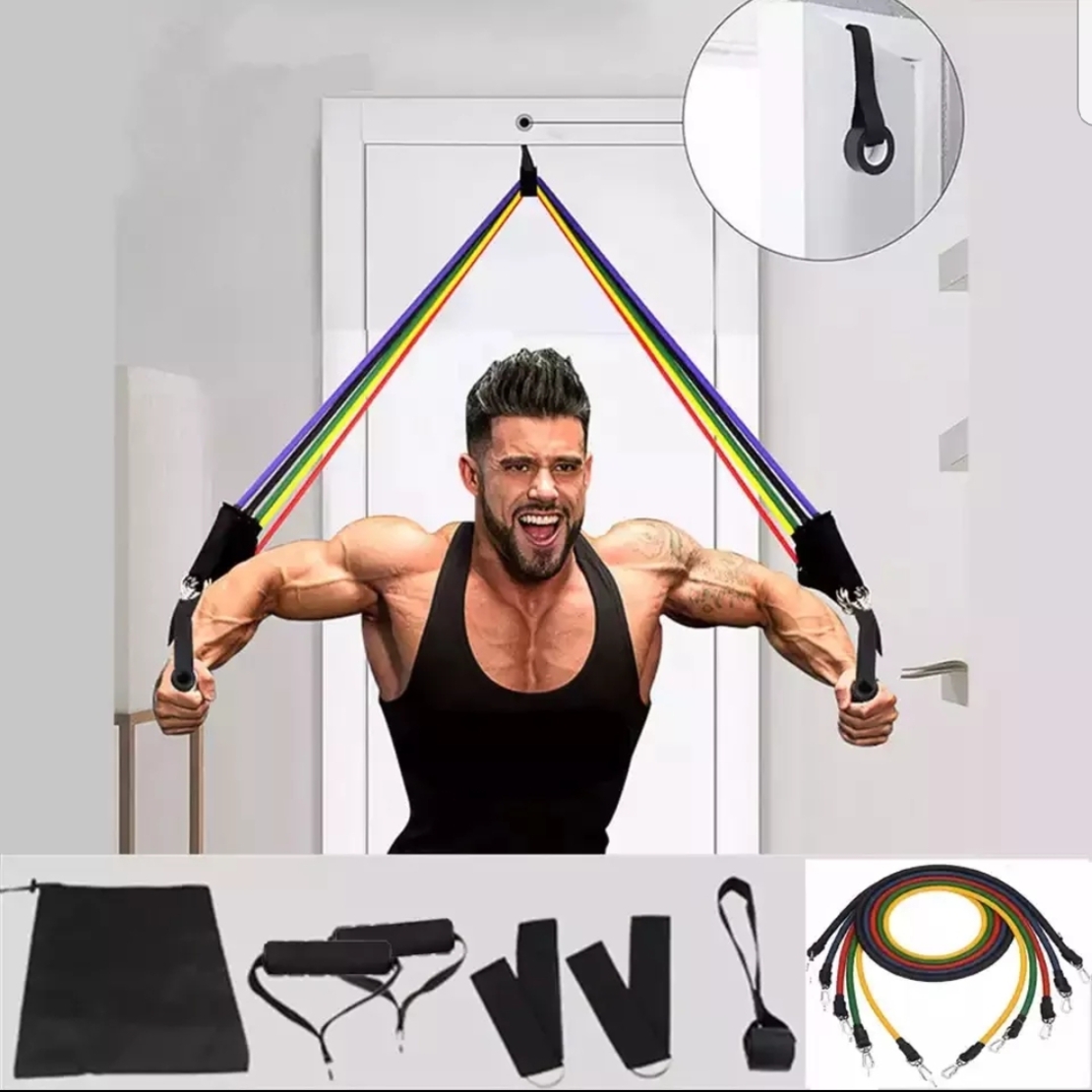 סט 5 רצועות התנגדות לאימון כושר ביתי