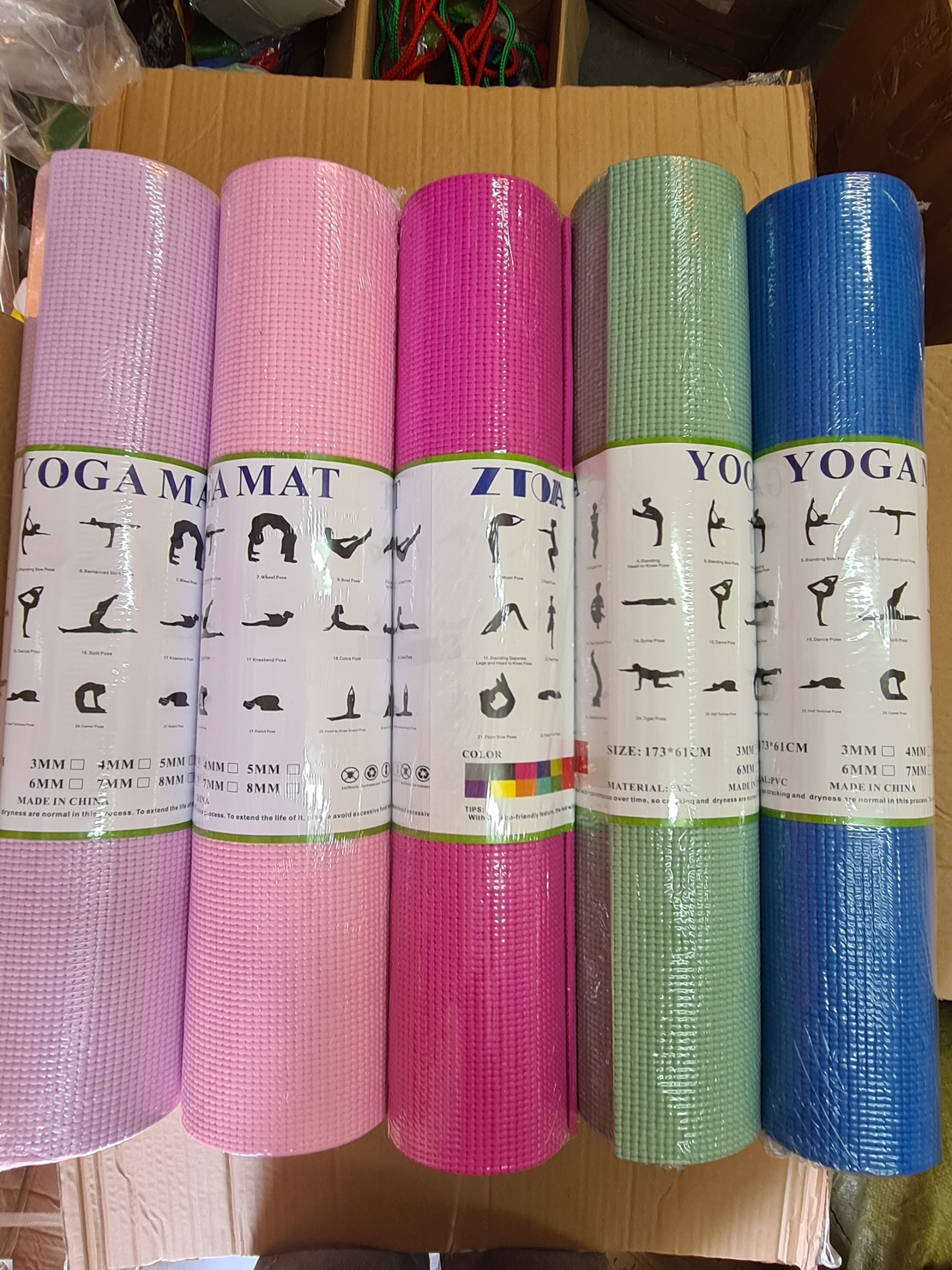 מזרן יוגה עובי 6 מ
