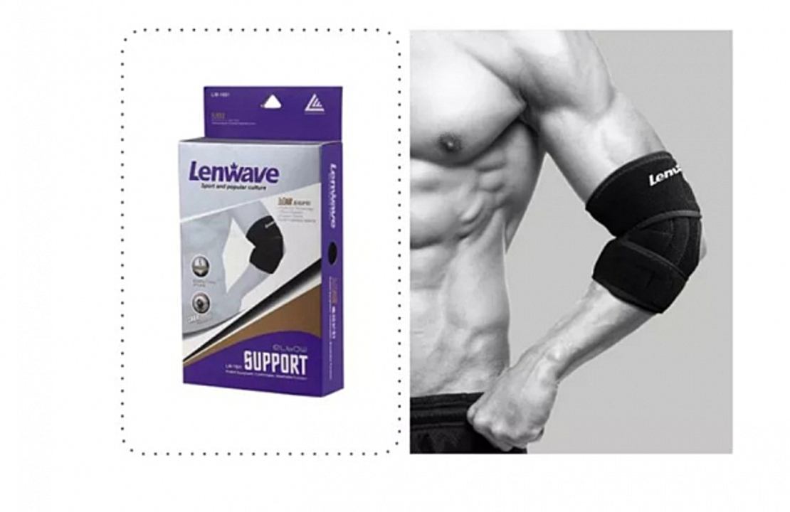 מגן מרפק תומך מרפק עם רצועות תמיכה LENWAVE 0972