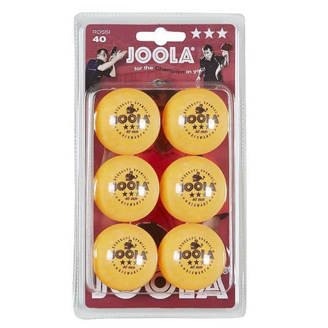 שישיית כדורי טניס שולחן 3 כוכבים מבית JOOLA