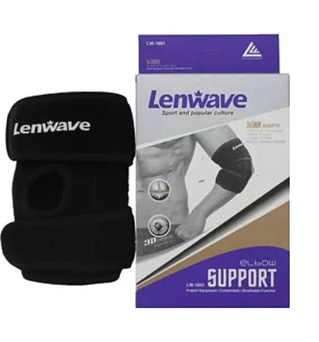 מגן מרפק תומך מרפק עם רצועות תמיכה LENWAVE 0972