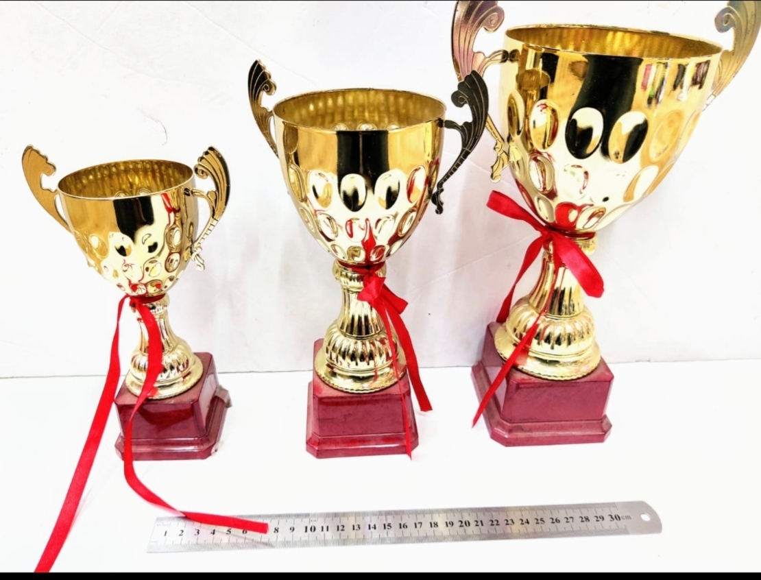 סט 3 יח גביע הוקרה ידיות