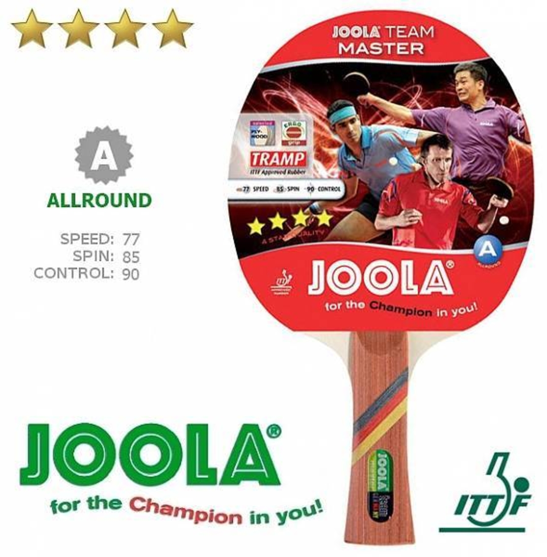 מחבט טניס שולחן איכותי JOOLA MASTER