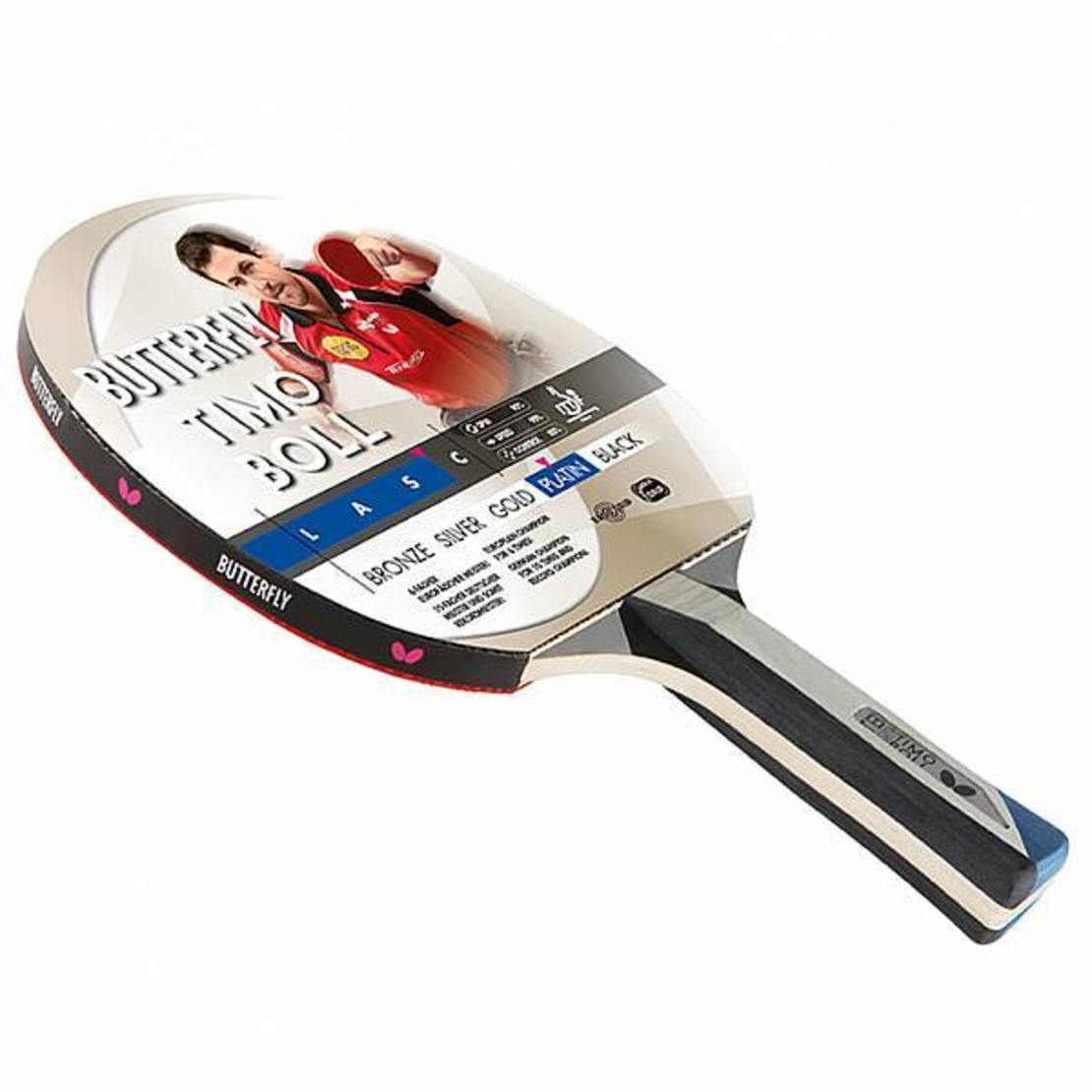 מחבט פינג פונג טניס שולחן בטרפליי BUTTERFLY Timo Boll PLATIN
