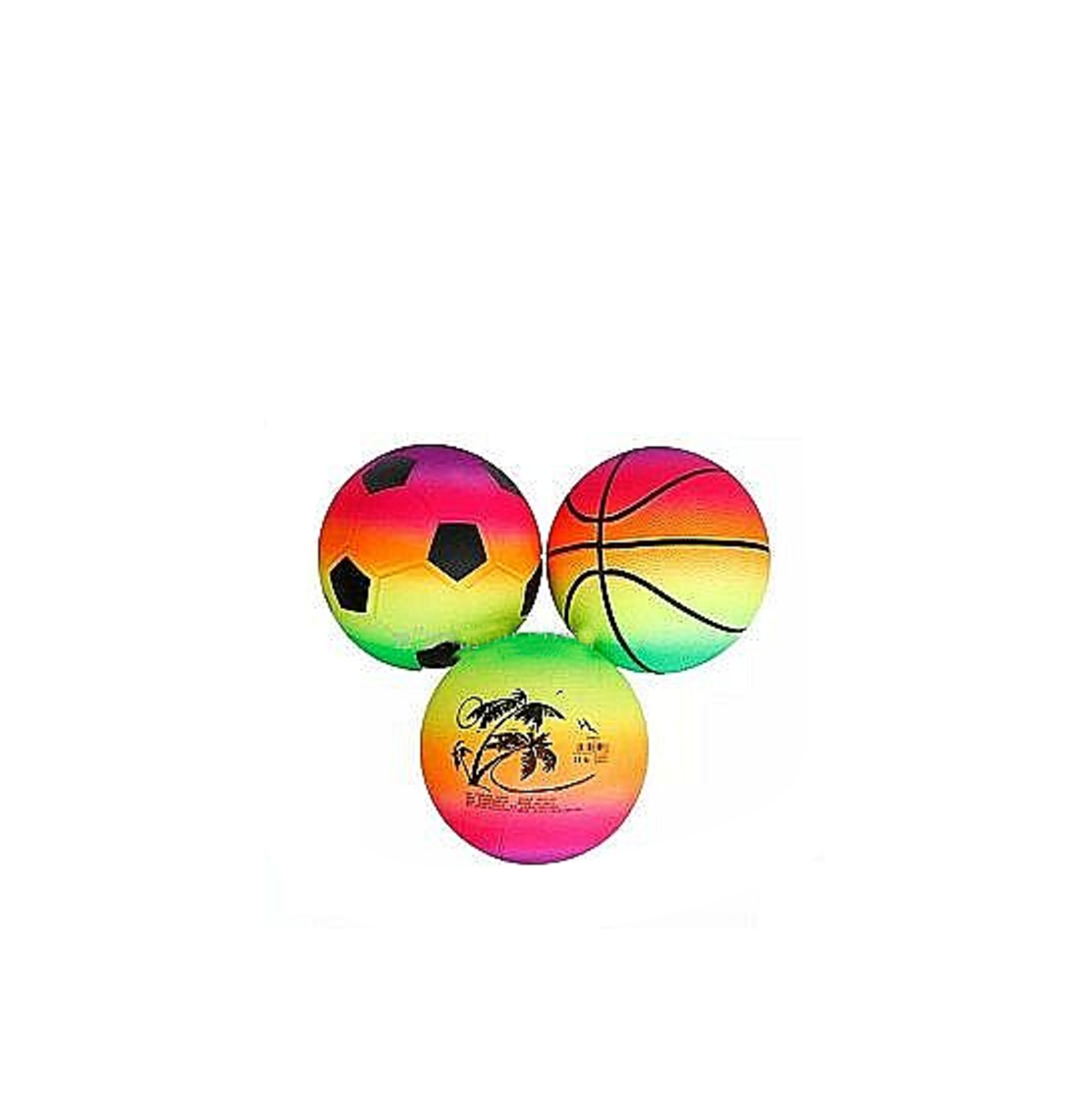 כדור גומי צבעוני - דגמים שונים