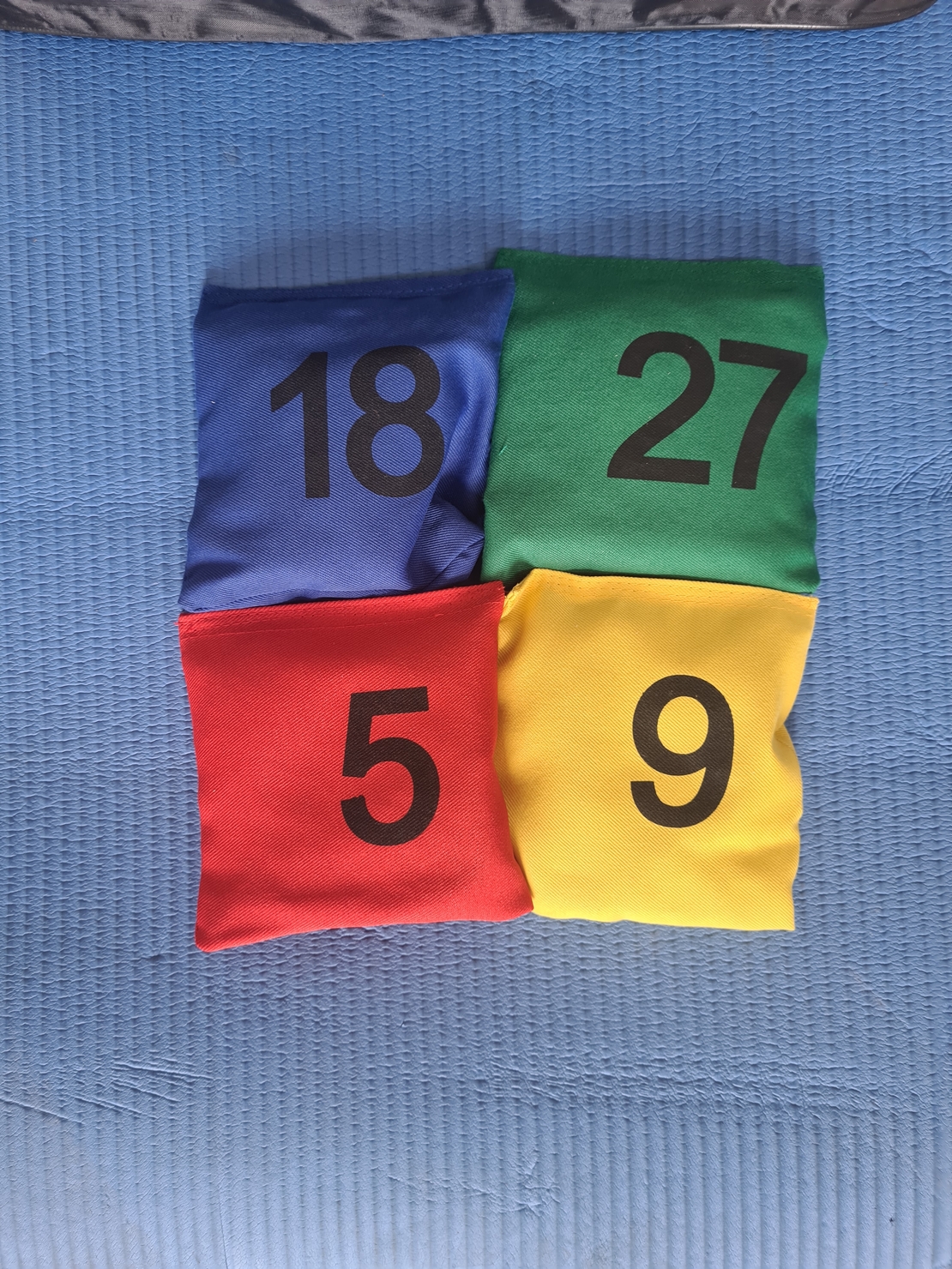 סט 27 יח ערכת שקית פעילות תחושתית מספרים ואותיות בתיק