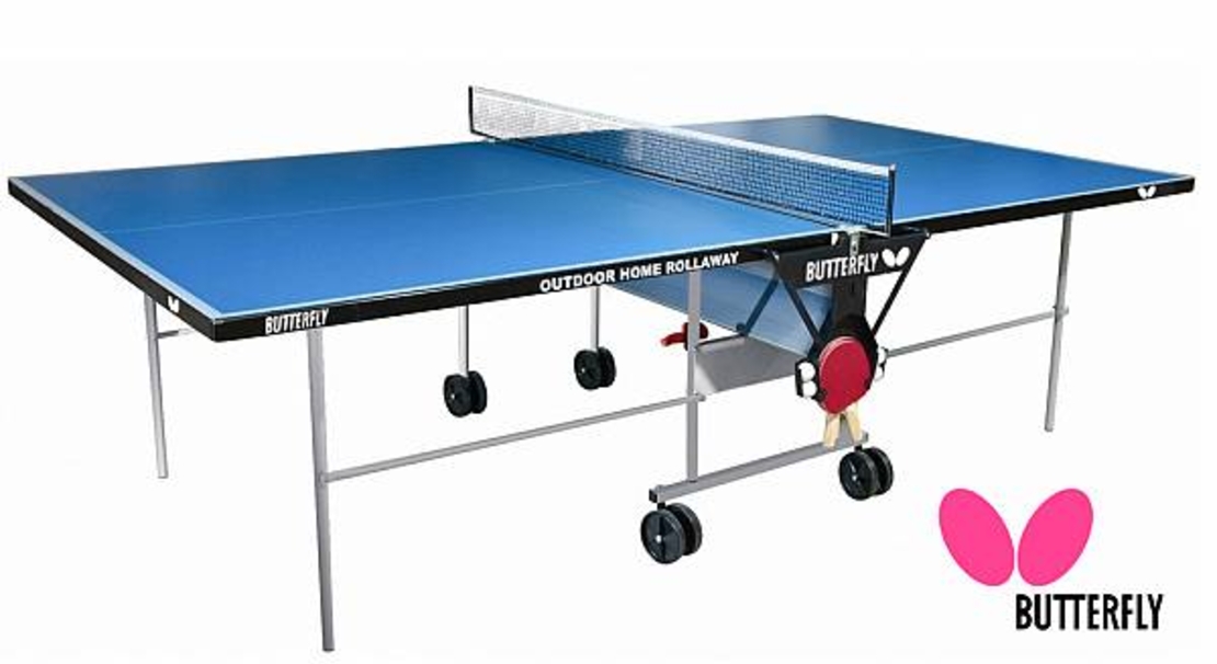 שולחן טניס חוץ בטרפליי Butterfly Outdoor Rollaway גרמניה