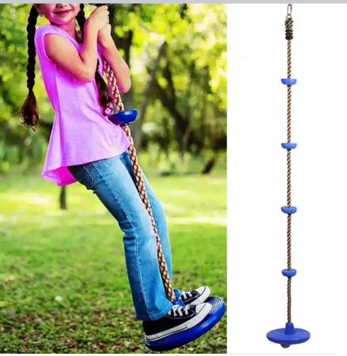 חבל טיפוס נדנדה לילדים