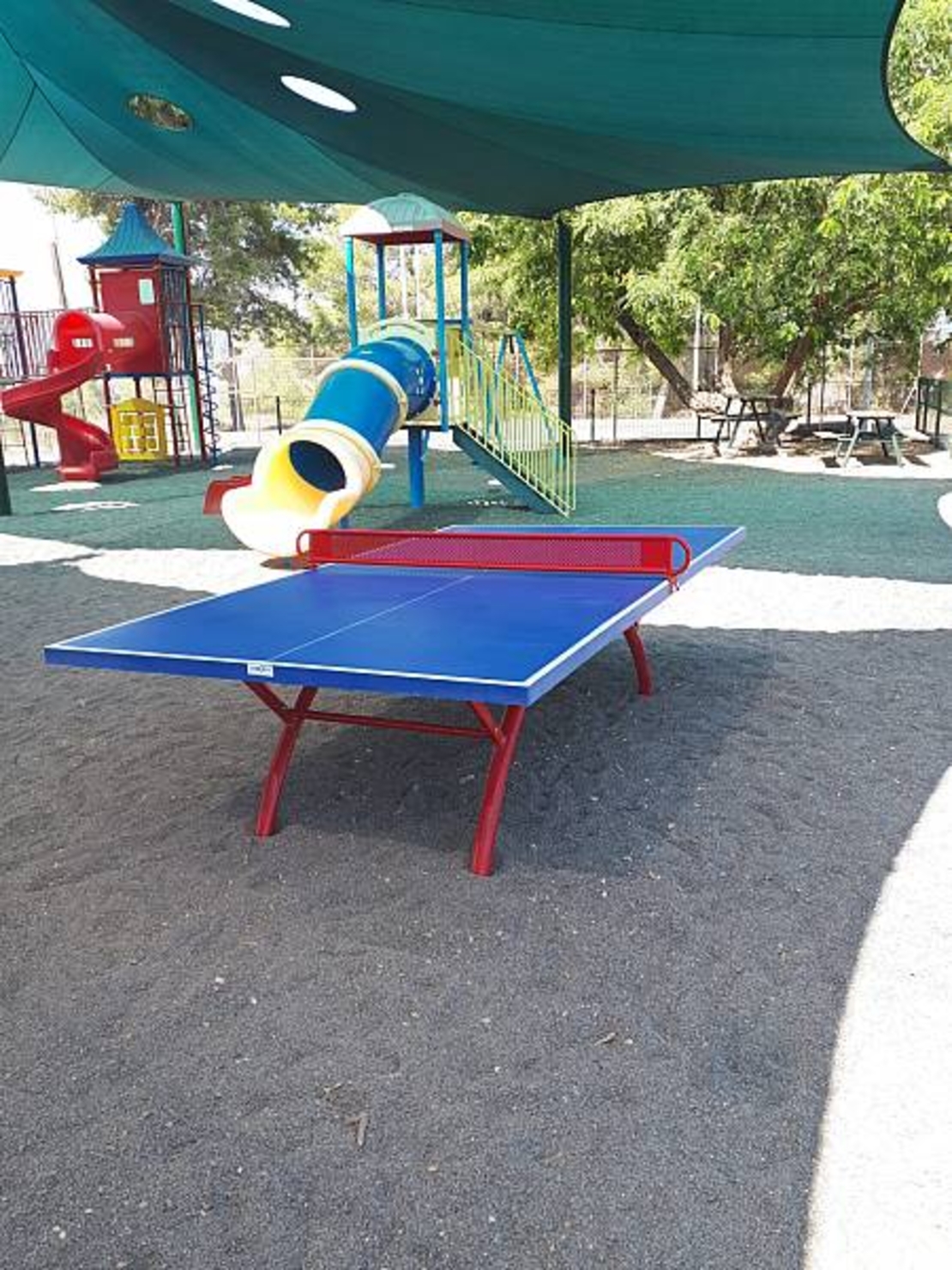 שולחן טניס שולחן פינג פונג חוץ קבוע לבית ספר למוסדות PARK 1000