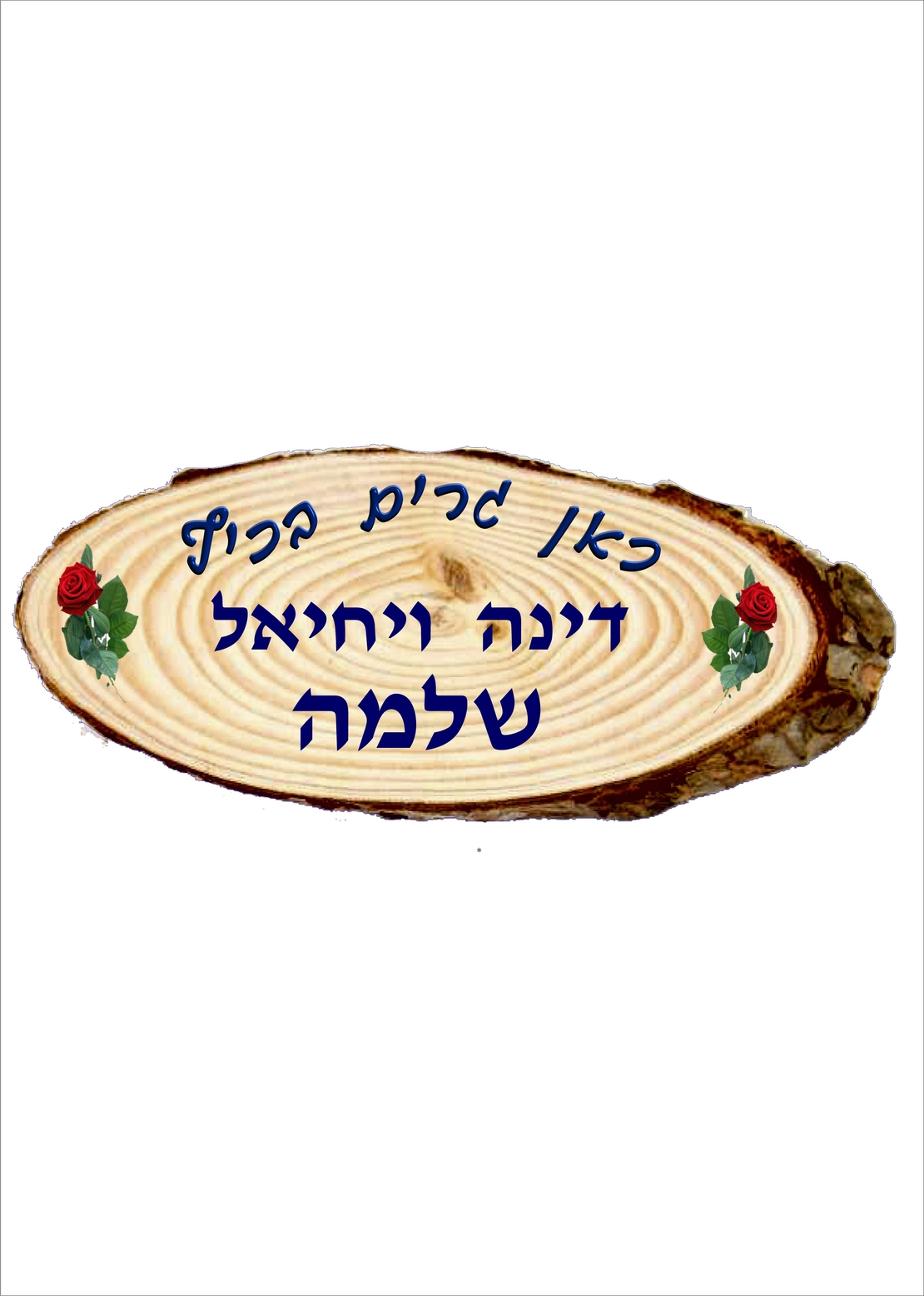 שלט דמוי עץ 6