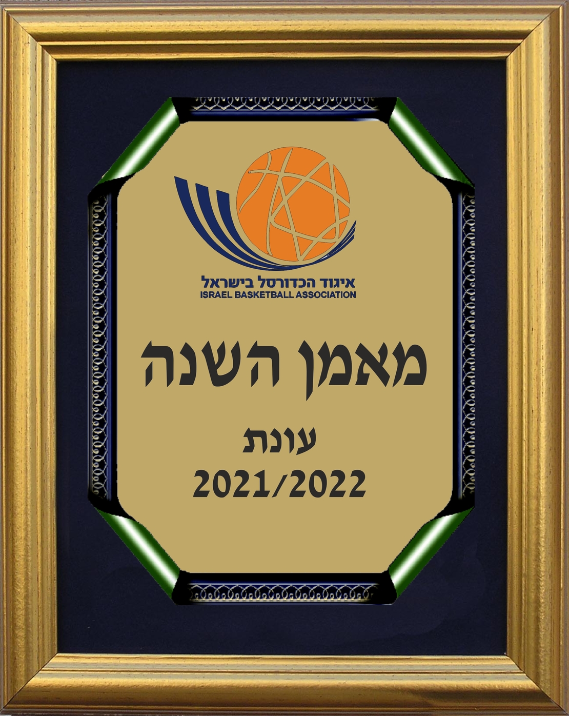 מגן הוקרה בתוך מסגרת