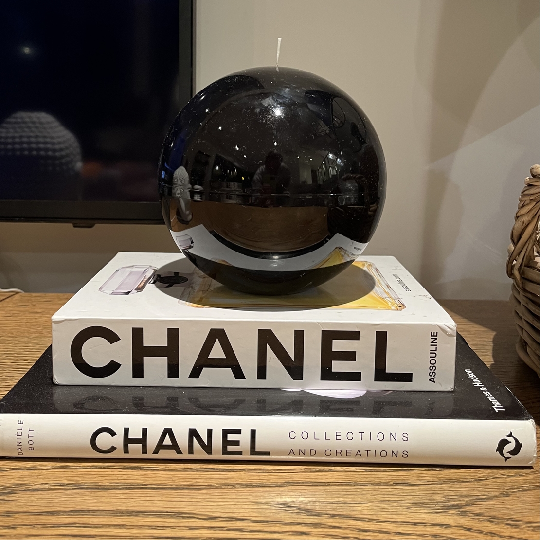 נר באולינג עגול בנוני