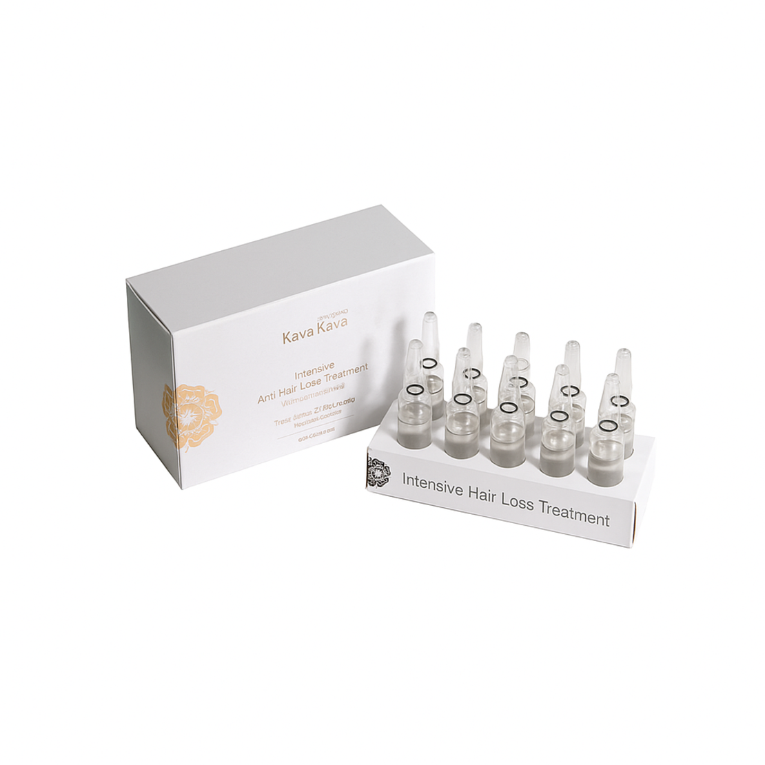 אמפולות אינטנסיב למניעת נשירה 10 יחידות 10 מ''ל קווה קווה- KAVA KAVA